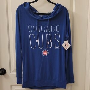 NWT Chicago Cubs Blue Hoodie
